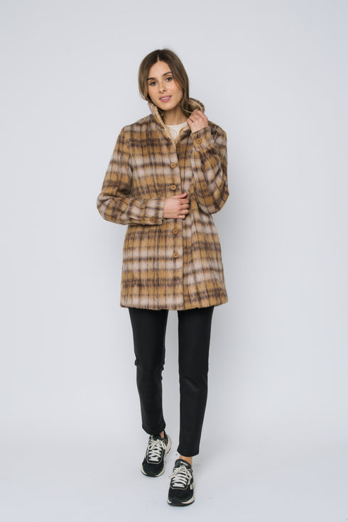Cora-High Neck Jacket